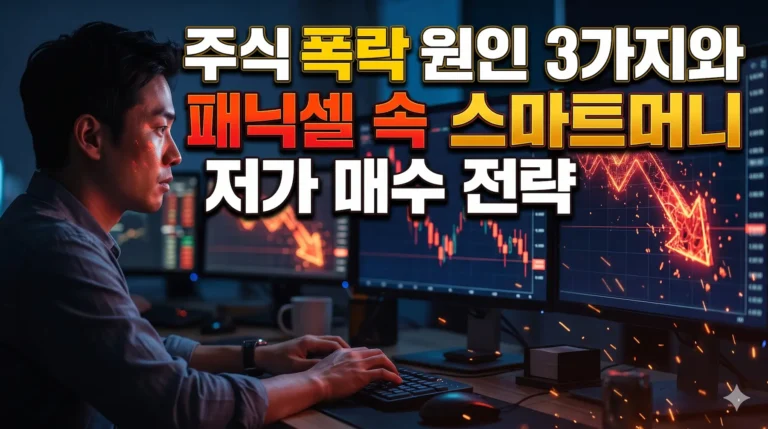 주식 폭락 원인 3가지와 스마트머니 저가 매수 전략